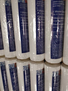 12 New WATER RO FILTER Whole House Standard Sediment 1 MICRON replacement 10x2.5 - Picture 1 of 4