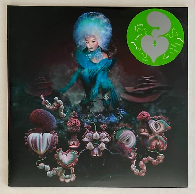 BJORK * FOSSORA * HMV LIMITED 2x TRANSPARENT LIME GREEN VINYL * BN&M! * ATOPOS - Image 1 of 4