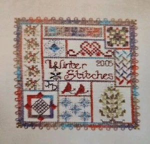 Jeannette Douglas WINTER STITCHES Cross Stitch Pattern & Embellishment Pack 2005 - Picture 1 of 6