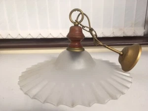  Vintage Ceiling Light Distinguished Appearance, with Opaque Style Fan Shade - Picture 1 of 11