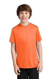 Port & Company Kids Dri-Fit Workout Sports Moisture Wicking Gym T-Shirt M-PC380Y - Picture 1 of 38