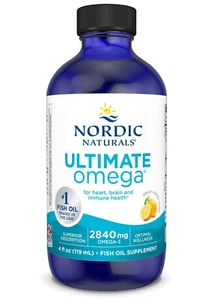 Ultimate Omega 119ml Nordic Naturals Omega-3 2840mg, EPA&DHA - Bild 1 von 3
