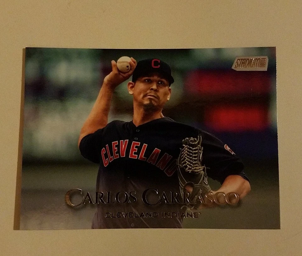 2019 Topps Stadium Club Carlos Carrasco #37 Cleveland Indians - Image 1 of 1