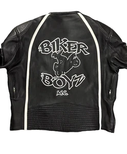Nexx Unlimited Leather Motorcycle Jacket Mens Size 54 Black Biker Boyz Movie - Picture 1 of 20