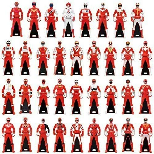 Bandai Pirate Squadron Gokaiger Ranger Key Memorial Edition, Red - 35 Set