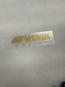 Work Wheels Meister S1 3P official Printac Gold spoke decal authentic ship now - Foto 1 di 7