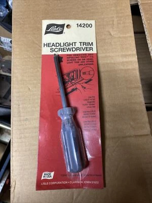 Lisle Tools, Destornillador de ajuste de faros, parte #14200 Foto 1 de 4