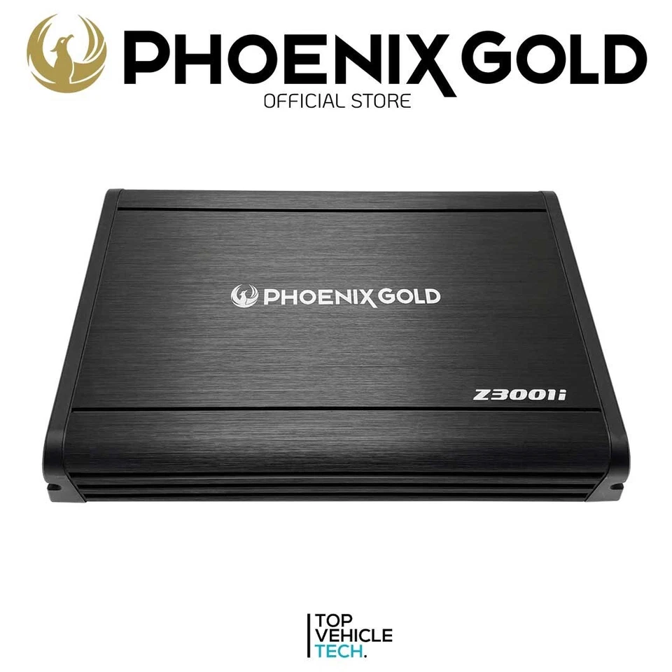 600W MAX BASS AMPLIFIER PHOENIX GOLD Z3001i 300W RMS CAR SUBWOOFER AMPLIFIER - Image 1 of 4