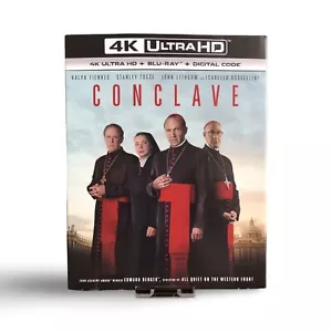 CONCLAVE 4K UHD + Blu-ray Slipcover Brand New Sealed - Afbeelding 1 van 8