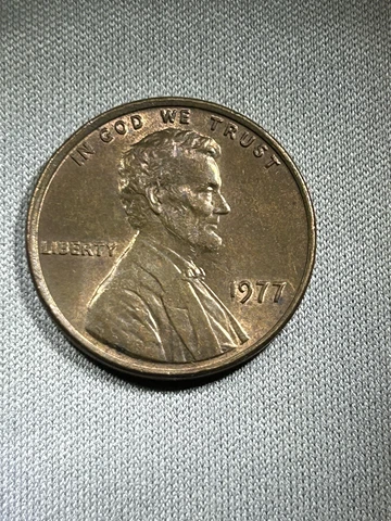 1977 Lincoln Penny No Mint Mark Cover