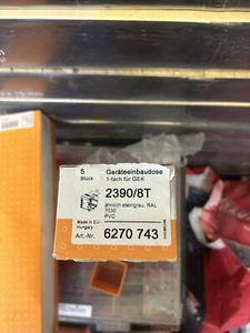 OBO Bettermann Gerätedose 2390/8T Geräteeinbaukanal 6270743 Kunststoff - Bild 1 von 2