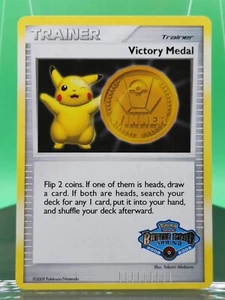 * Siegmedaille Gold 2008 - 2009 Frühling Schlacht Road Trainer Pokémon Karte Pikachu - Bild 1 von 12