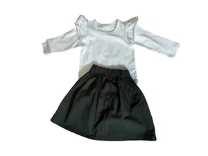 Set Outfit Kids Skirt And Top shirt  - Picture 1 of 4