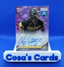ONEIL CRUZ 2023 TOPPS NOW ROAD TO OPENING DAY AUTO #A-20 PURPLE PARALLEL  24/25