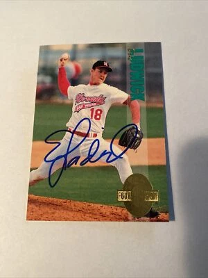 1993 Classic Four Sport Collection Eric Ludwick #287 Autograph - Image 1 of 2