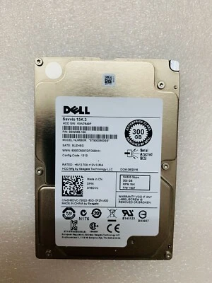 DELL H8DVC 0H8DVC ST9300653SS 300GB 15K 2.5" 6Gbps SAS HARD DRIVE - Image 1 of 4