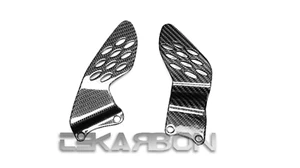 2004 - 2006 Yamaha YZF R1 Carbon Fiber Heel Plates Footrest Peg - Picture 1 of 4