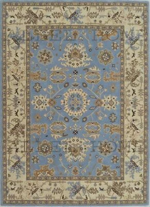 8x10 Oushak Rug Contemporary Living Room Area Rug Hand Knotted Multicolor - Picture 1 of 5