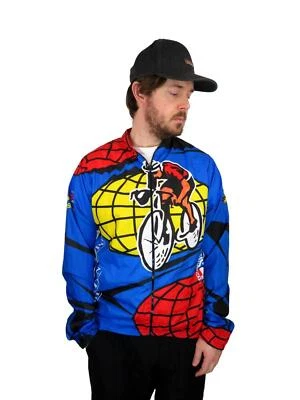 Aussie Cycling Bike Jersey Denver Post Long Sleeve Wind Jacket Mens Large - Image 1 of 4