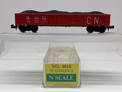 Model Power N #141717 CN Canadian National #4018 50' Gondola Car With Load - Image 1 of 4