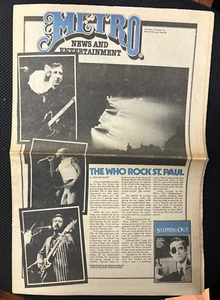 Metro News and Entertainment Newspaper 1978 The Who Rock St. Paul - Vol 4 No 18 - Picture 1 of 3