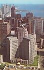 1967 IL Chicago Wesley Memorial Aerial View Hospital pocztówka H01