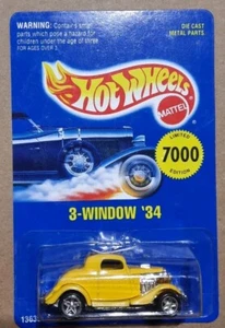 Hot Wheels 3 Window 34 Ford Coupe Early Times 1995 Hemet Limited Edition of 7000 - Picture 1 of 3