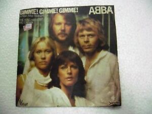 ABBA 101237 gimme gimme RARE SINGLE 7" 45 FRANCE record VG+