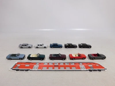 Herpa 1:87 H0 10X Auto Modell BMW Cabrio M 3 Molto Buono/Mint #EI98-0,5 - Immagine 1 di 4