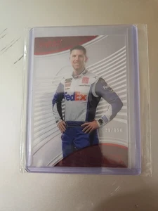 2023 Panini Chronicles Clear Vision Red 100/100 Denny Hamlin #11 NASCAR  - Picture 1 of 2