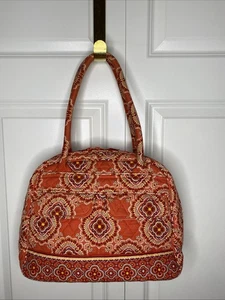 Vera Bradley Bowler Tasche Orange Handtasche Top Zustand - Bild 1 von 13
