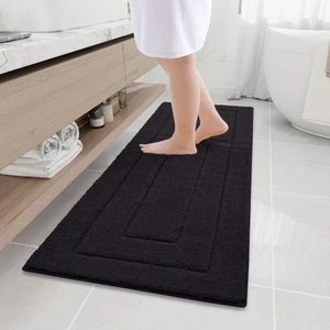 Bathroom Rugs, 59" x 20", Soft and Absorbent Microfiber Bath Rugs, Non-Slip S... - Picture 1 of 8
