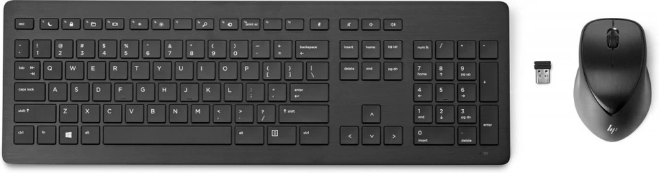 HP WLess 950MK Tastatur UND Maus QWERTZ Schweizer Layout 3M165AA#UUZ - Bild 1 von 1