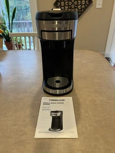 Farberware Cafetera de un solo servicio K-Cup Cafetera Tetera Cacao Negra Inoxidable - Caja Original - Imagen 1 de 17