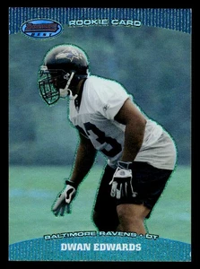 2004 Bowman's Best #90 Dwan Edwards Green Rookie #d /499! RAVENS - Picture 1 of 2
