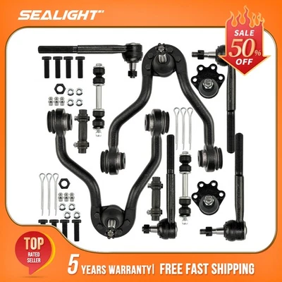 Kit de brazo de control apto para Chevrolet K1500 K2500 1988-1994 GMC K1500 1988-1994 12 piezas Foto 1 de 4