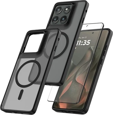 Funda Magnética para Motorola Edge 5G 2025 con Protector Pantalla Cristal Templado Foto 1 de 4