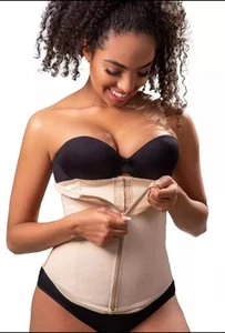 Vedette 403 Beige Size 38 Waist Cincher w/ Zipper - Picture 1 of 6