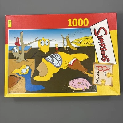 Rompecabezas de arte Los Simpson a la Salvador Dalí raro - faltan 3 piezas leer descripción Foto 1 de 4