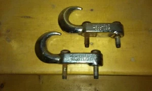 JEEP WRANGLER TOW HOOKS (CHROME) w/BOLTS 1987-1995 (7000lb. RATED) - Bild 1 von 2