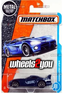 2017 Matchbox - Dodge Viper GTS-R #27 blau - MBX Adventure City - 1:64 SRT DVK46 - Bild 1 von 2