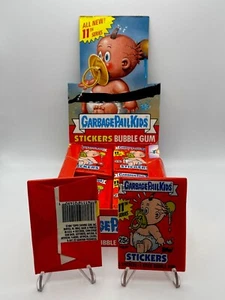 1987 Topps Garbage Pail Kids Serie 11 - Original 11th Series - Paquete de cera de 5 tarjetas - Imagen 1 de 6