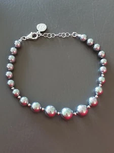 *.925 Majorica Sterling Silver Pearl Bracelet - Picture 1 of 7