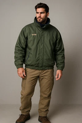 Columbia Bugaboo Jacket Men XL Green Radial Sleeve Interchange Snow Ski Gorpcore - Image 1 of 4