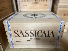 6 Flaschen Sassicaia 2016 0,75l  Tenuta San Guido Bolgheri in Original Holzkiste