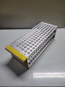 Lab Aluminum test Tube / Culture Tube Rack 106 tubes Φ 13mm Sample Storage - Picture 1 of 6