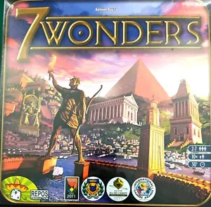 7 WONDERS Board Game - NIB & Factory Sealed - SEV-EN01 Repos Productions 2010 - Picture 1 of 2