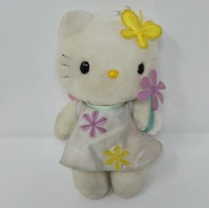Sanrio Hello Kitty 2000 Vintage Blumengarten Kleid Fee Medium Plüsch Puppe - Bild 1 von 11