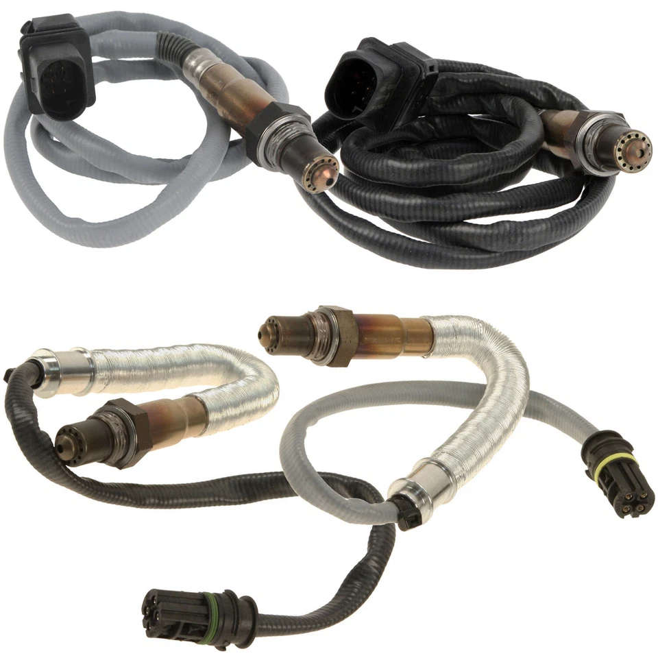 Sensores de oxígeno delanteros+traseros Bosch antes+después catalizador para BMW E70 X5 07-08 3.0si Foto 1 de 1