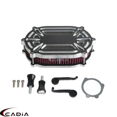 Filtro de admisión de filtro de aire para Harley Sportster XL1200 Softail Touring Road Glide Foto 1 de 4